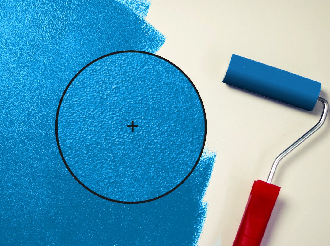 Pintura piel de naranja en pared
