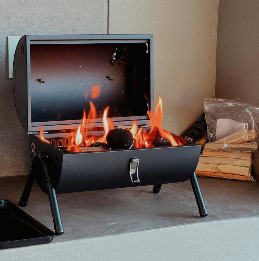 Barbacoa en interior